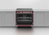 Fisher & Paykel 90cm 140L Induction Freestanding Oven/Stove Red OR90SCI6R1