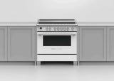 Fisher & Paykel 90cm 140L Induction Freestanding Oven/Stove White OR90SCI6W1