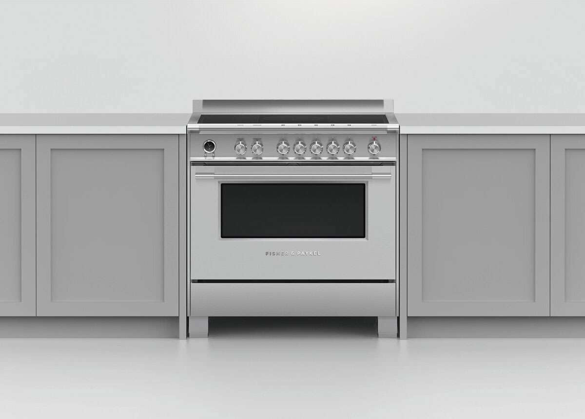 Fisher & Paykel 90cm 140L Induction Freestanding Oven/Stove OR90SCI6X1