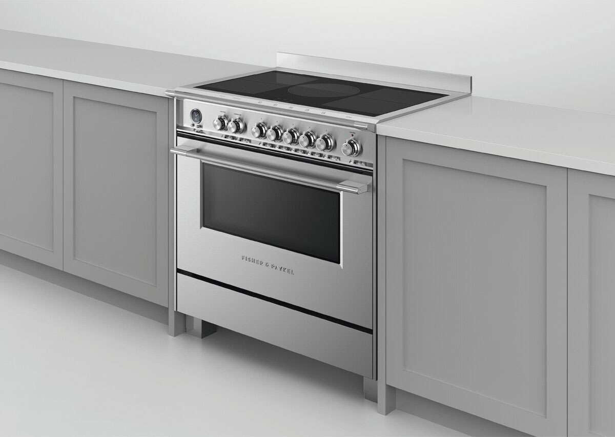Fisher & Paykel 90cm 140L Induction Freestanding Oven/Stove OR90SCI6X1