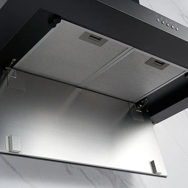 Omega 90cm Canopy Rangehood ORC90MB