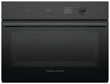 Fisher & Paykel 60cm 55L Combi-Steam Built-In Oven Black Glass OS60NMLB1