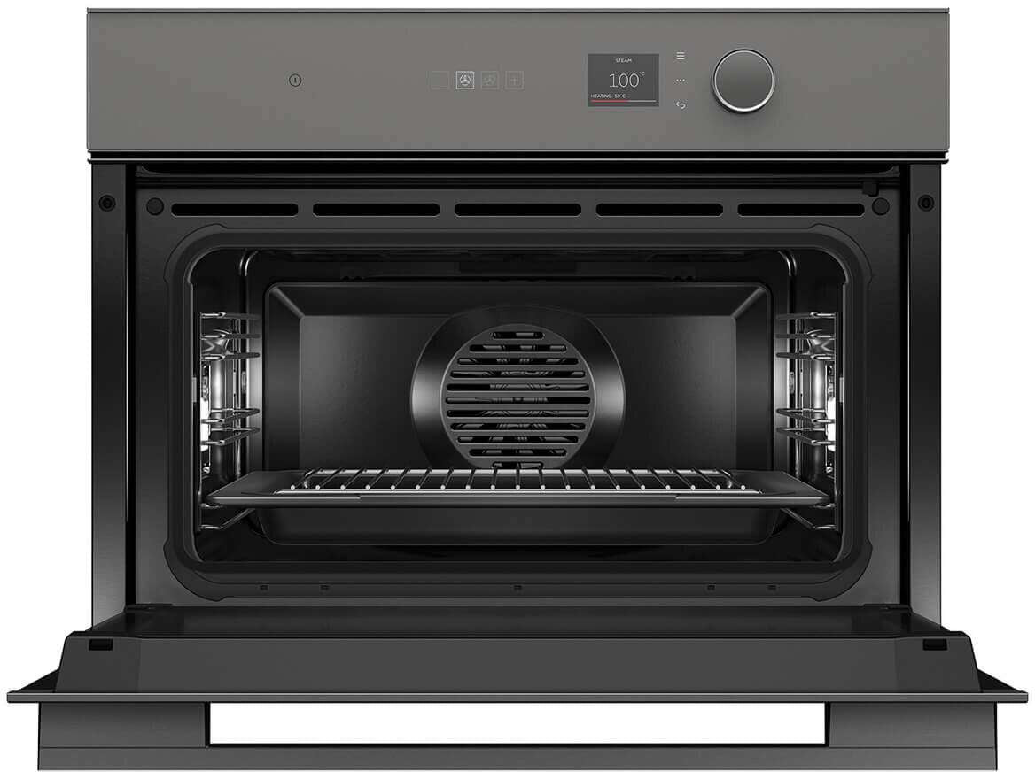 Fisher & Paykel 60cm Minimal Compact Combi-Steam Oven Grey OS60NMLG1