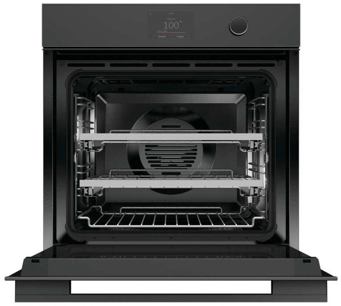 Fisher & Paykel 60cm 85L Combi-Steam Built-In Oven Black Glass OS60SMTDB1