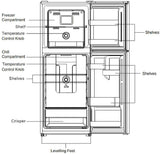 TCL 198L Top Mount Refrigerator P221TMW | Greater Sydney Only