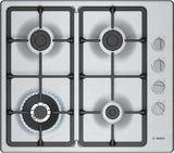 Bosch 60cm Series 2 Gas Cooktop Stainless Steel PBH6B5K90A