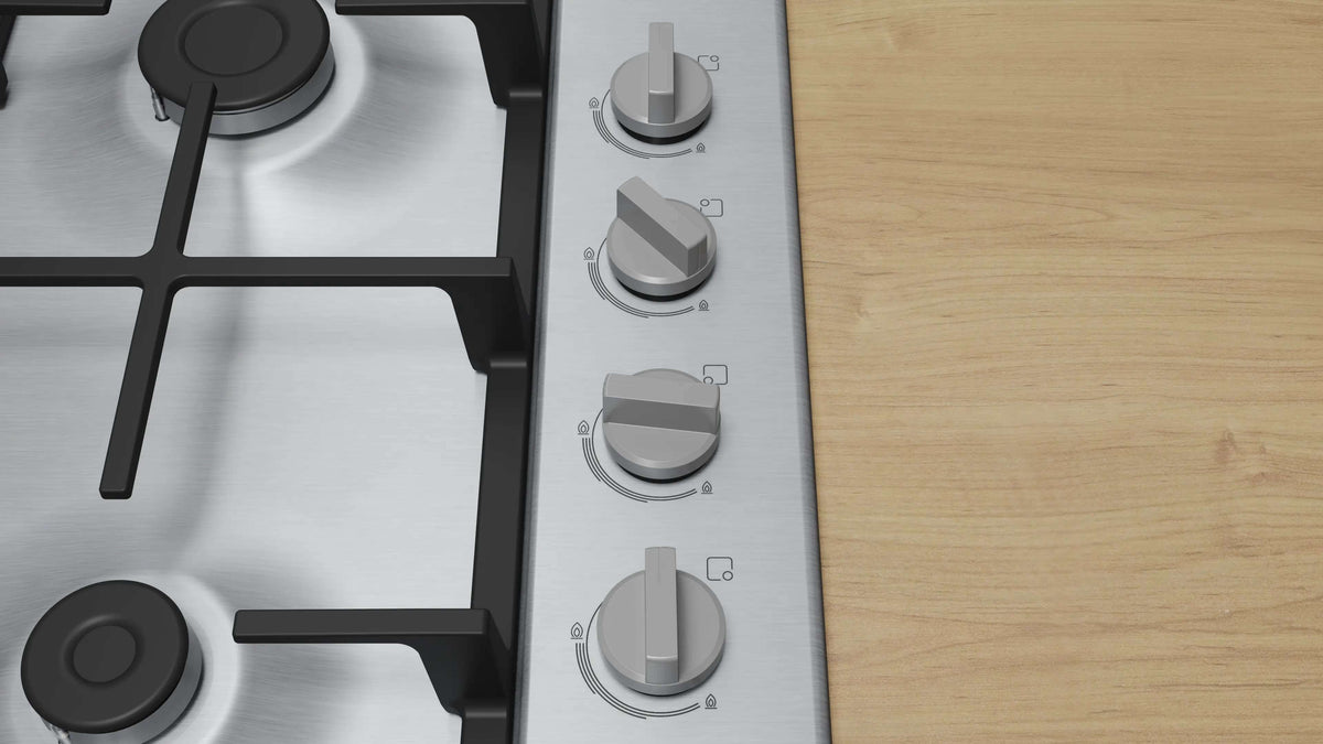 Bosch 60cm Series 2 Gas Cooktop Stainless Steel PBH6B5K90A