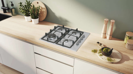 Bosch 60cm Series 2 Gas Cooktop Stainless Steel PBH6B5K90A