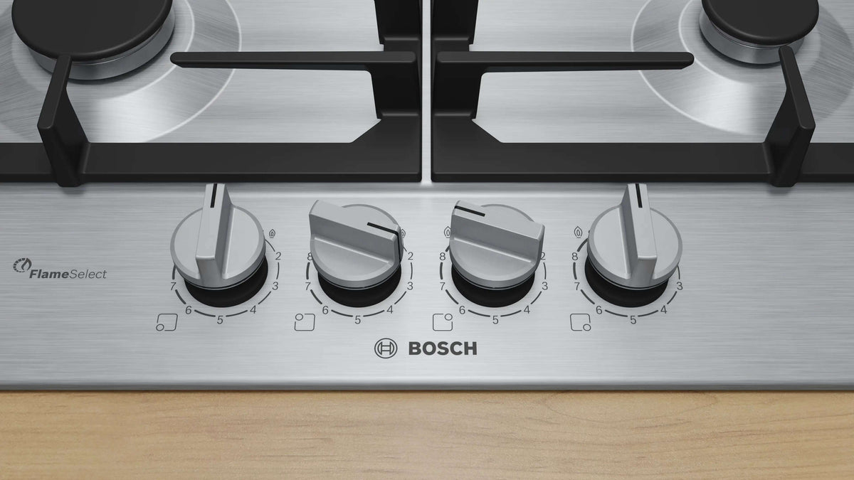Bosch 60cm Series 6 Gas Cooktop Stainless Steel PCH6A5I90A