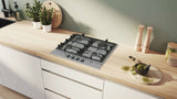 Bosch 60cm Series 6 Gas Cooktop Stainless Steel PCH6A5I90A