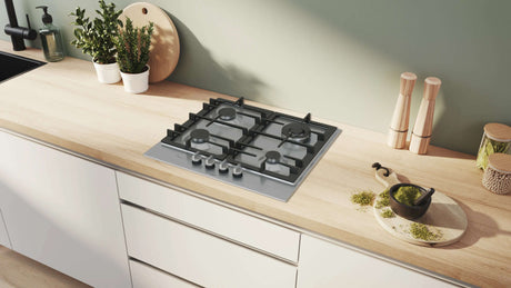 Bosch 60cm Series 6 Gas Cooktop Stainless Steel PCH6A5I90A