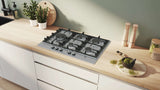 Bosch 75cm Series  6 Gas Cooktop Stainless Steel PCS7A5I90A
