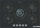 Bosch 75cm Series 6 Gas Cooktop Tempered Glass Black PPQ7A6I10A