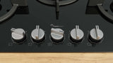 Bosch 75cm Series 6 Gas Cooktop Tempered Glass Black PPQ7A6I10A