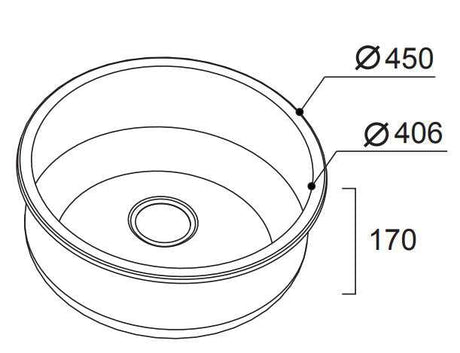 Abey The Yarra 6 Single Bowl Bar Sink PR6