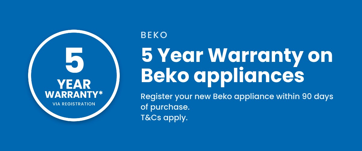 Beko 5 Year Warranty