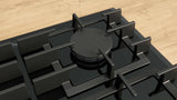 Bosch 90cm Series 8 Gas Cooktop Tempered Glass Black PRS9A6H40A