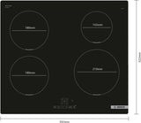 Bosch 60cm Series 4 Induction Cooktop PUE611BB5H