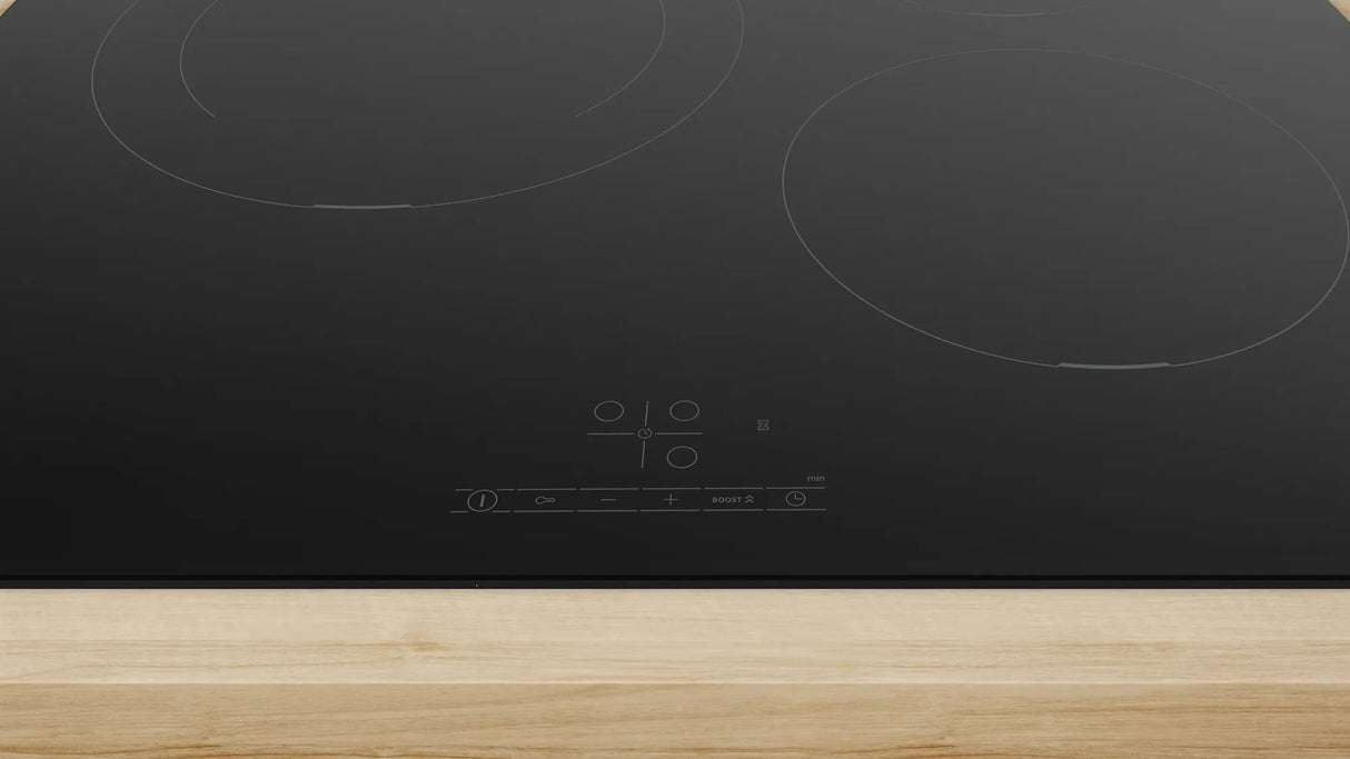 Bosch 60cm Series 4 Induction Cooktop Black Ceramic Glass PUJ611BB5E