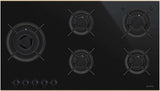 Smeg 90cm Dolce Stil Novo Aesthetic Gas Cooktop Copper Trim PV695LCNRAU
