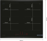 Bosch 80cm Series 6 Downdraft Cooktop PVQ811H26E