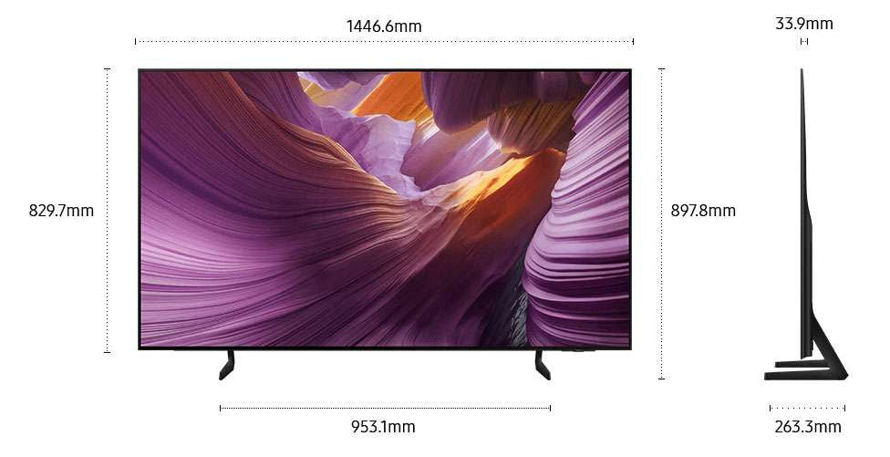 Samsung 65" S85F 4K Vision AI OLED Smart TV QA65S85FAEXXY