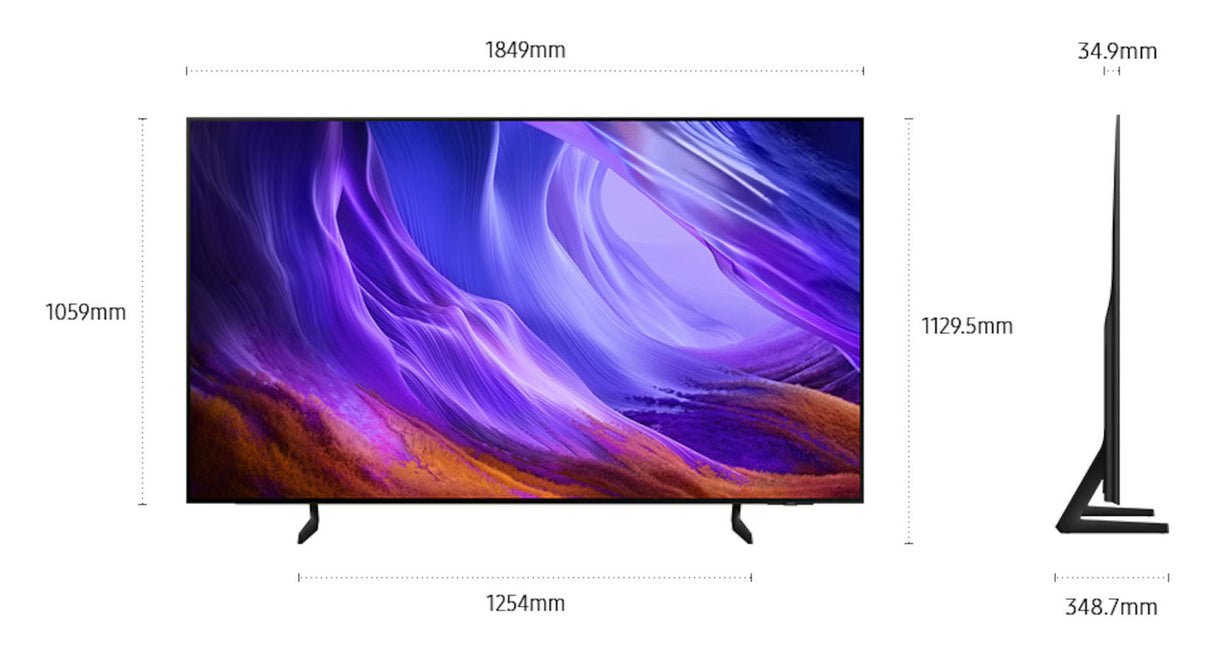 Samsung 83" S85H 4K Vision AI OLED Smart TV QA83S85HAEXXY