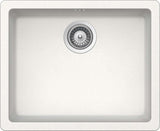 Abey Schock Alpina Large Single Bowl Inset/Undermount Granite Sink QN-100W