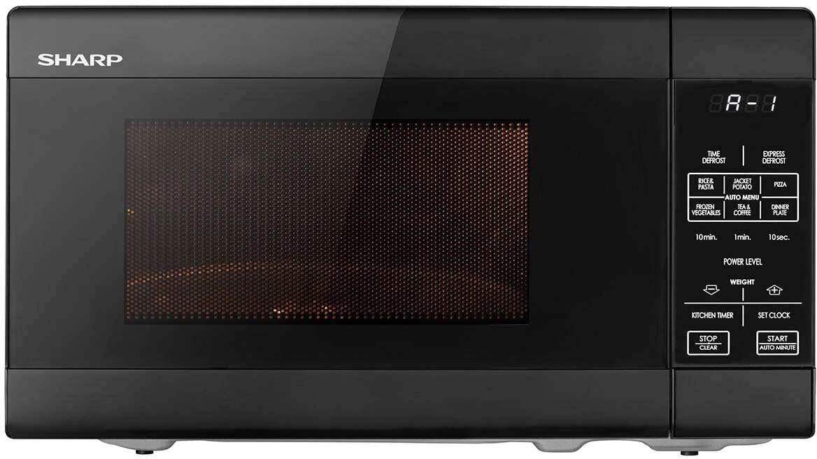 Sharp 20L 750W Compact Microwave Oven Black R211DB