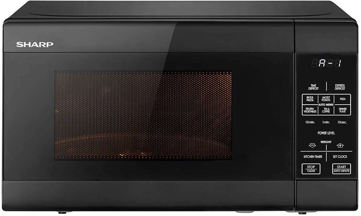 Sharp 20L 750W Compact Microwave Oven Black R211DB