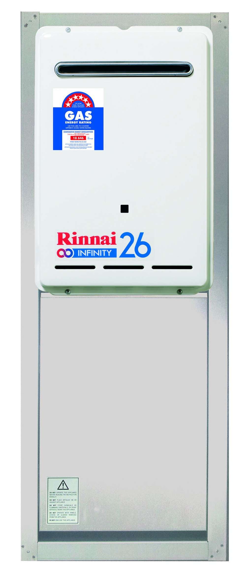 Rinnai RBOX04L Galvanised Lockable Recess Box To Suit B16, B20, B26, S20, S26