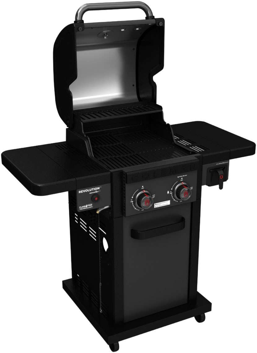 Coleman Revolution 2 Burner Freestanding LPG BBQ Black Matte REV2BMA