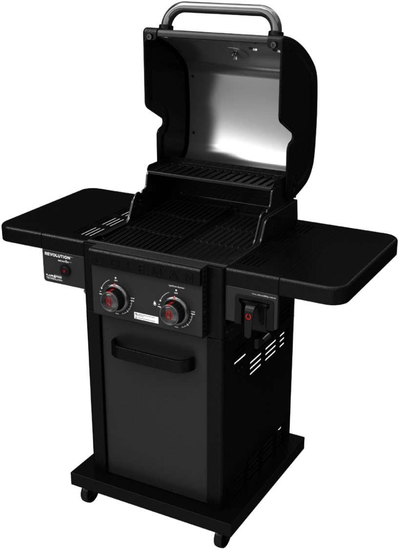 Coleman Revolution 2 Burner Freestanding LPG BBQ Black Matte REV2BMA