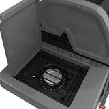 Coleman Revolution 4 Burner Freestanding LPG BBQ+Side Burner Black Gloss REV4BGL