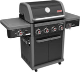 Coleman Revolution 4 Burner Freestanding LPG BBQ+Side Burner Black Gloss REV4BGL