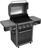 Coleman Revolution 4 Burner Freestanding LPG BBQ+Side Burner Black Gloss REV4BGL