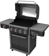 Coleman Revolution 4 Burner Freestanding LPG BBQ+Side Burner Black Gloss REV4BGL