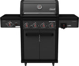 Coleman Revolution 4 Burner Freestanding LPG BBQ+Side Burner Black Matte REV4BMA