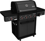 Coleman Revolution 4 Burner Freestanding LPG BBQ+Side Burner Black Matte REV4BMA