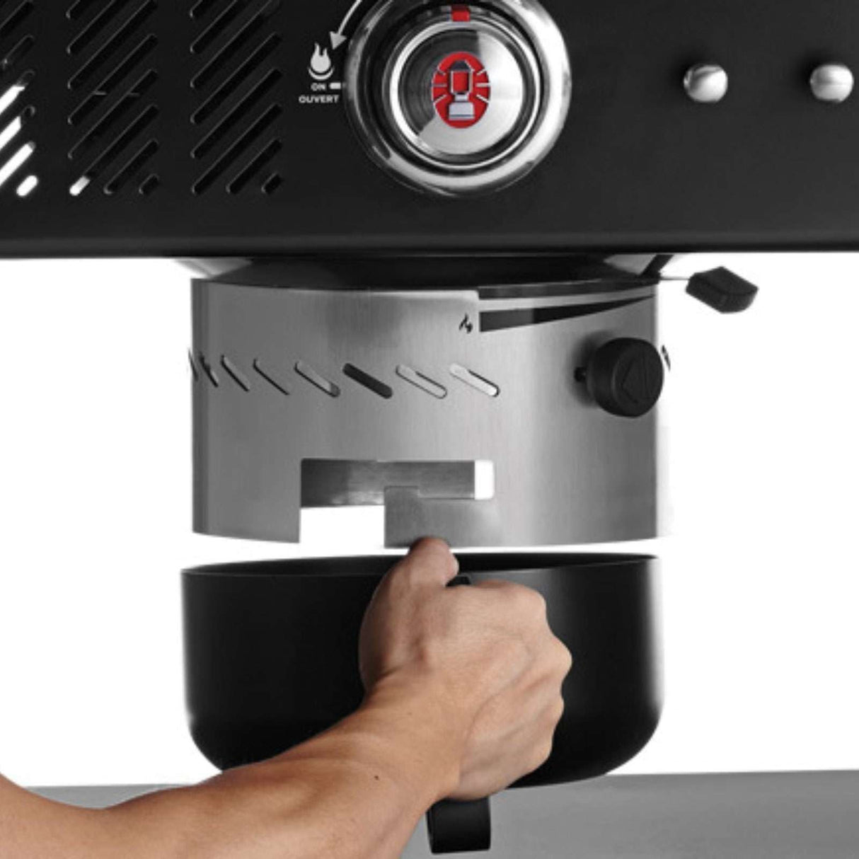 Coleman Revolution Dual Fuel Freestanding LPG BBQ Black Gloss REVDFBGL