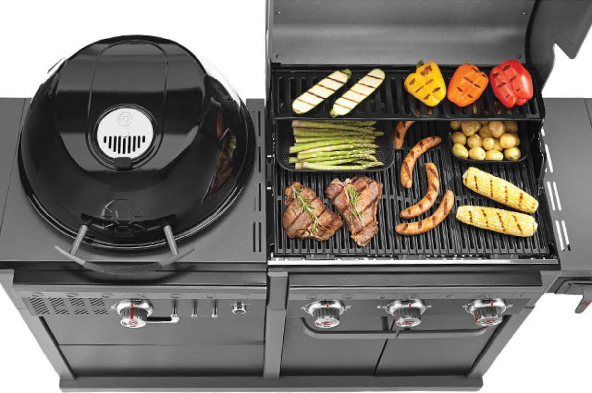 Coleman Revolution Dual Fuel Freestanding LPG BBQ Black Gloss REVDFBGL