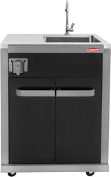 Coleman Revolution Sink Unit With Tap Black Gloss REVSIGL