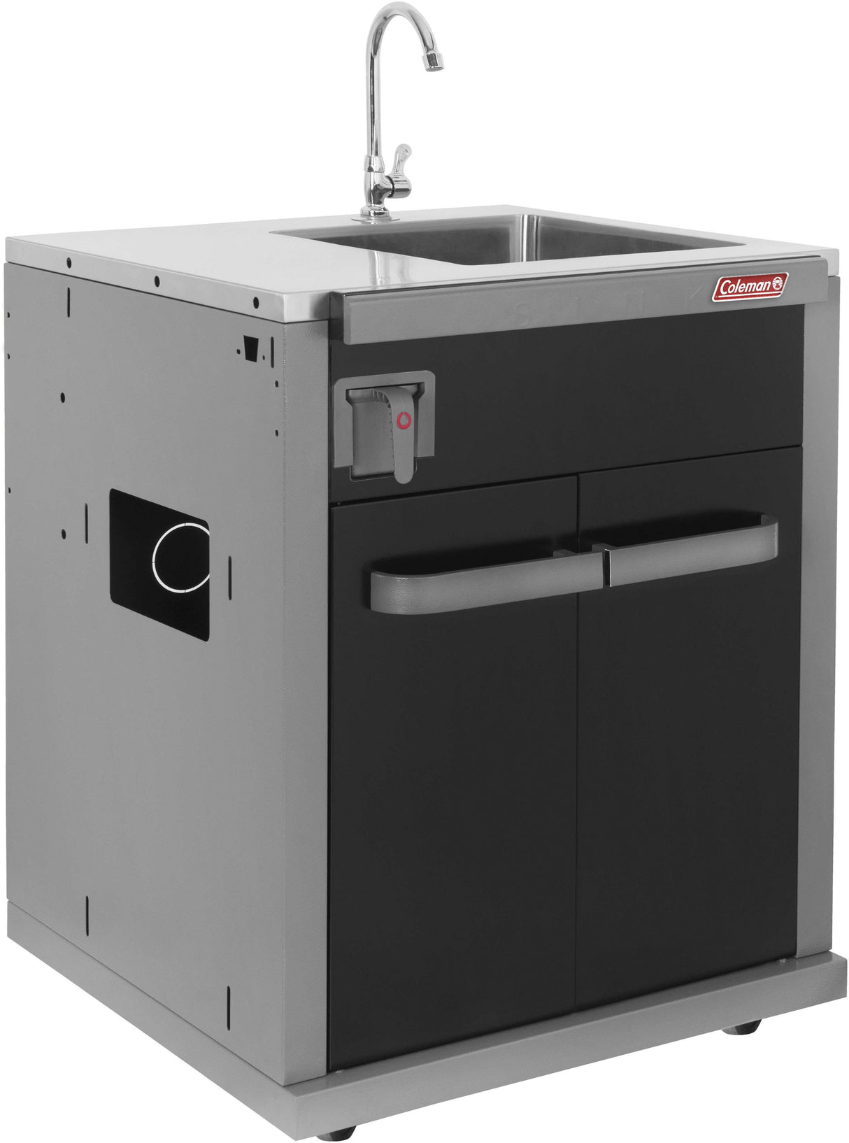 Coleman Revolution Sink Unit With Tap Black Gloss REVSIGL
