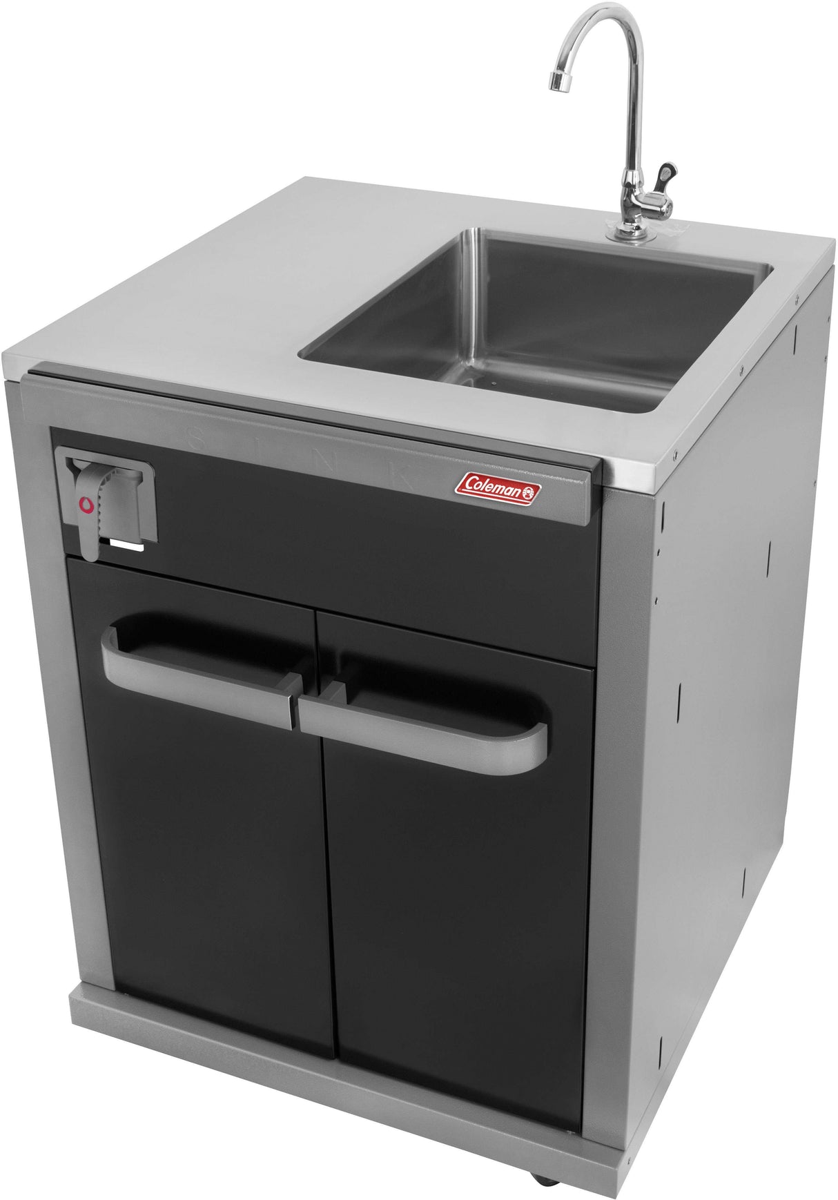 Coleman Revolution Sink Unit With Tap Black Gloss REVSIGL
