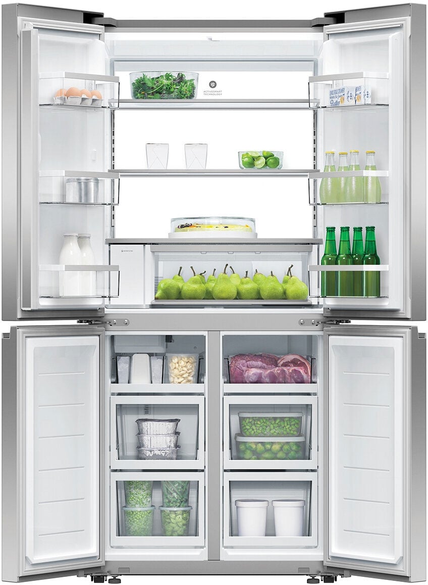 Fisher & Paykel 498L Quad Door Refrigerator RF500QNUX1 | Greater Sydney Only