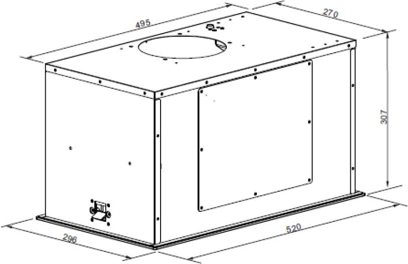 Robinhood 52cm Undermount Rangehood RPD3CL6WH