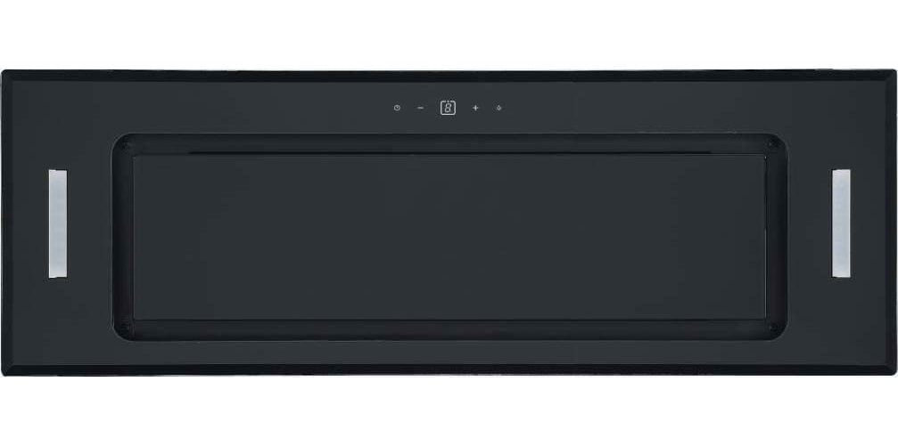Robinhood 90cm Integrated Rangehood With Gesture Control Black Glass RPG3CL90BK