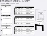 Modern Flames Redstone 26" Electric Fireplace RS-2621-AUS | Greater Sydney Only