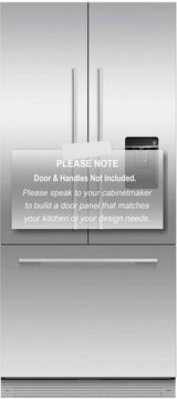 Fisher & Paykel 417L Integrated Refrigerator RS80AU1 | Greater Sydney Only