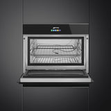 Smeg 45cm Dolce Stil Novo Blast Chiller Black SAB4604NX